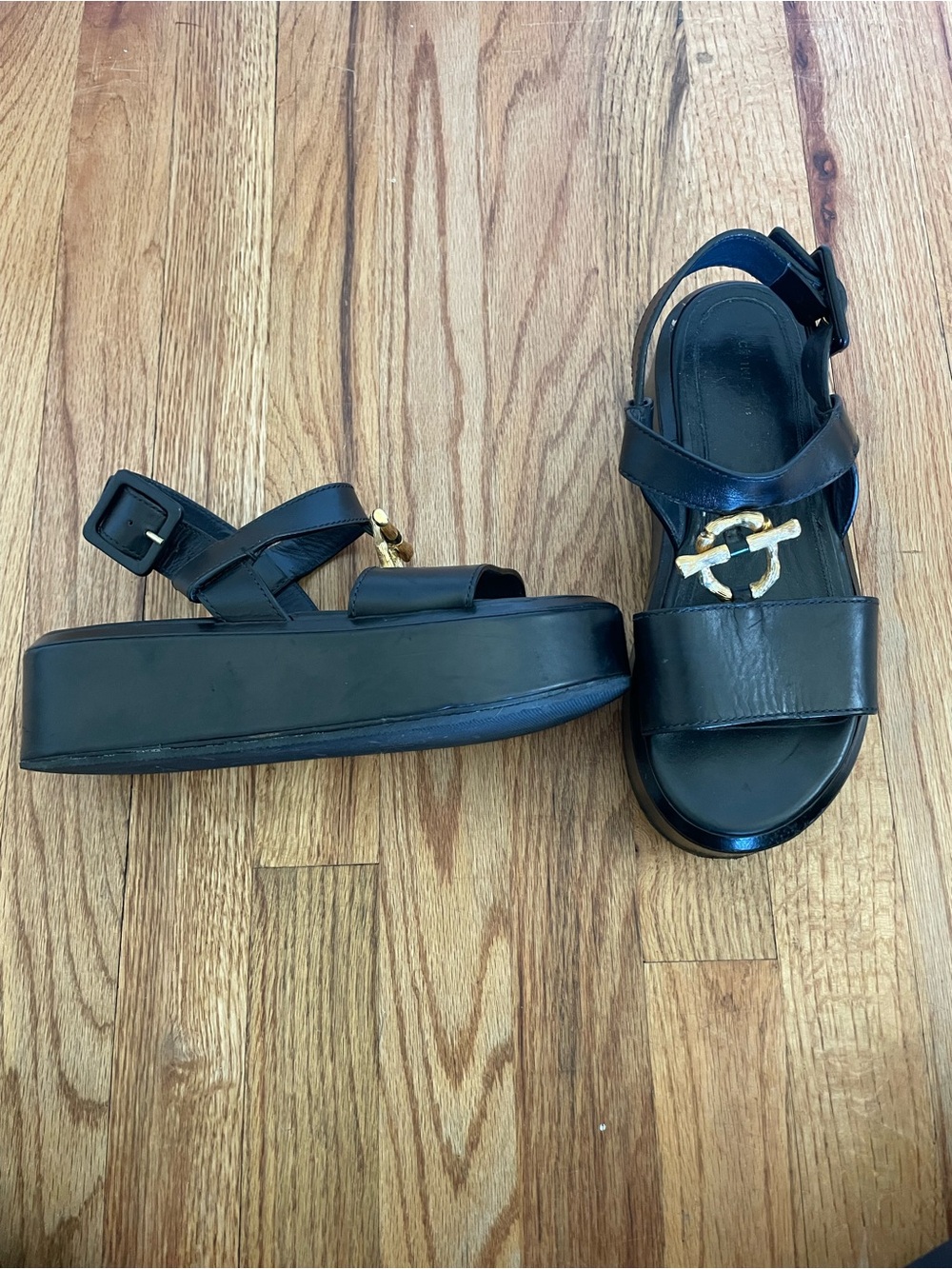 Celine Bejeweled Platform Sandals - Picture 4 of 7